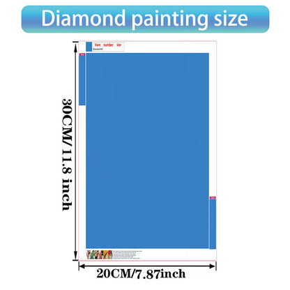 6pc Diamond Art Variety Pack 20x30cm