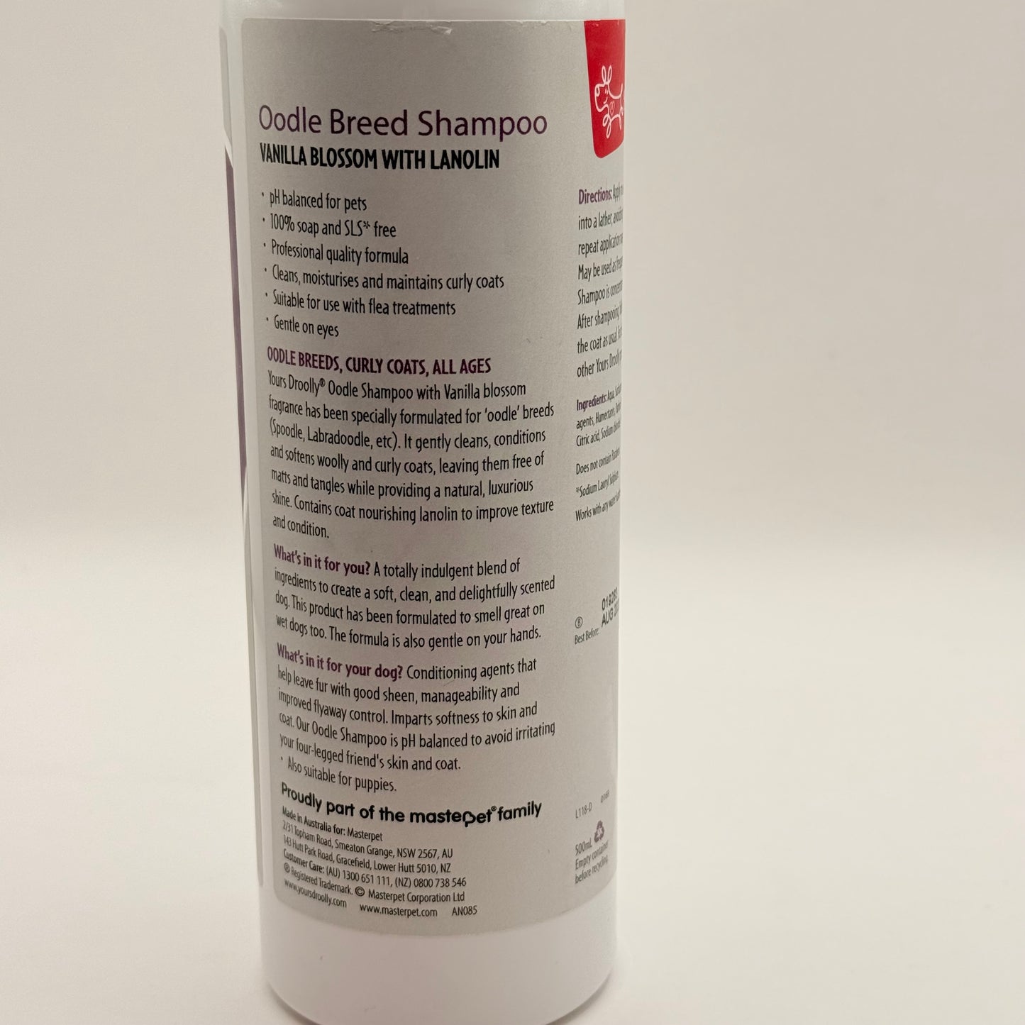 Yours droolly oodle breed shampoo — 500 ml - shampoos from google - original photo pet apparel & accessories