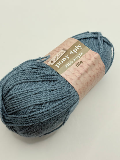 4 seasons pony 4ply yarn - 100% acrylic - 50g - yarn crafts