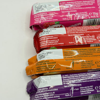 4x FRITT Fruit Chews Variety Pack