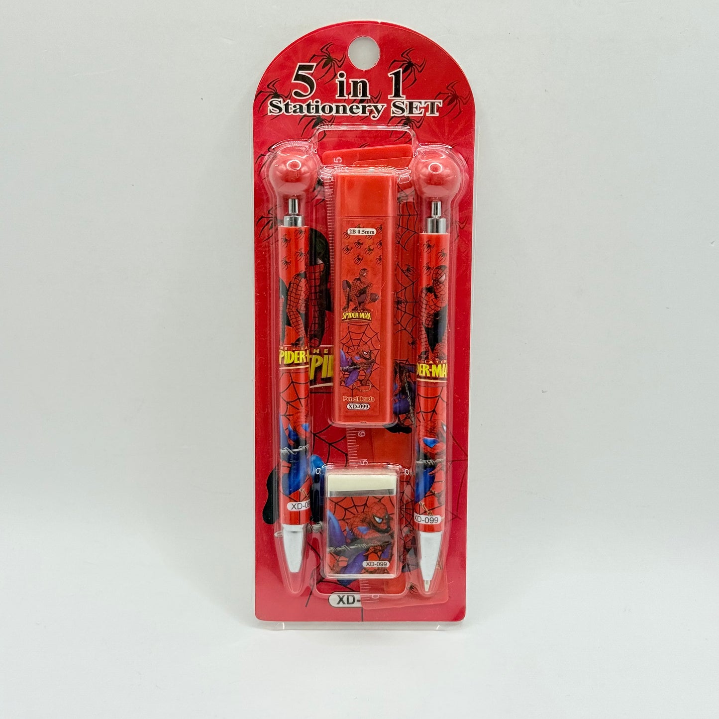 5-in-1 Spiderman Stationery Set