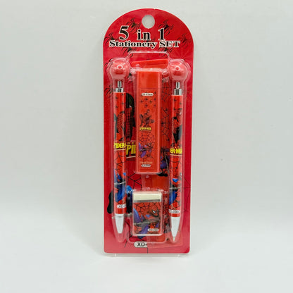 5-in-1 Spiderman Stationery Set