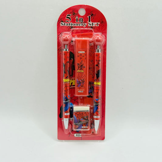 5-in-1 Spiderman Stationery Set