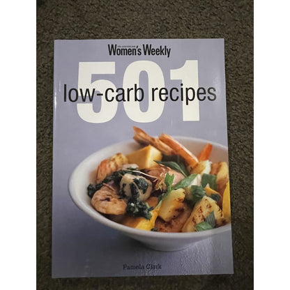 Brand new aww 501 low-carb recipes - print books book - cookbook - health printed media