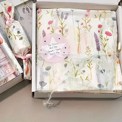 50x pieces floral tissue paper - tissue paper from google - what’s new home&living materials