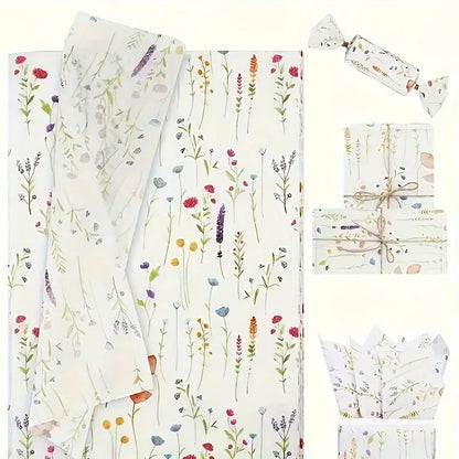 50x pieces floral tissue paper - tissue paper from google - what’s new home&living materials