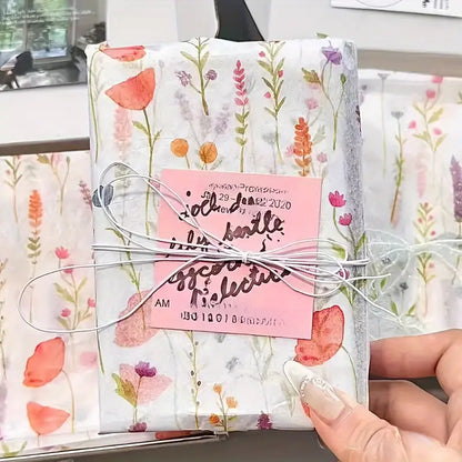 50x pieces floral tissue paper - tissue paper from google - what’s new home&living materials