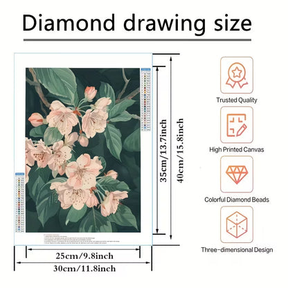 30x40cm Floral Diamond Art Kit