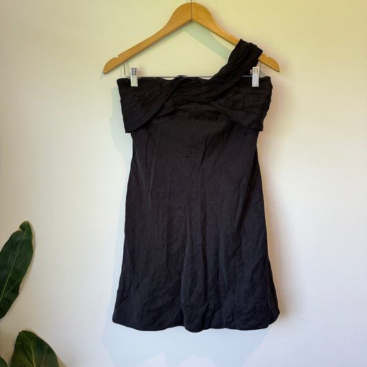 Country Road Size 12 Single Shoulder Linen Blend Dress