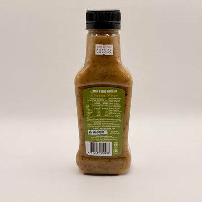 Eskal lemon & herb marinade 450g - marinades & grilling sauces health and wellness