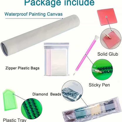 5D Diamond Painting Kit – Colorful Angel 30x30cm