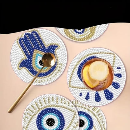 Eye coaster diamond kit - mosaic kits crafts
