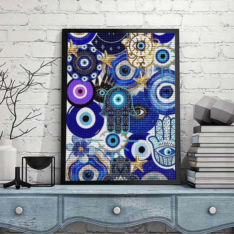20x30cm Blue Eye Diamond Art Kit
