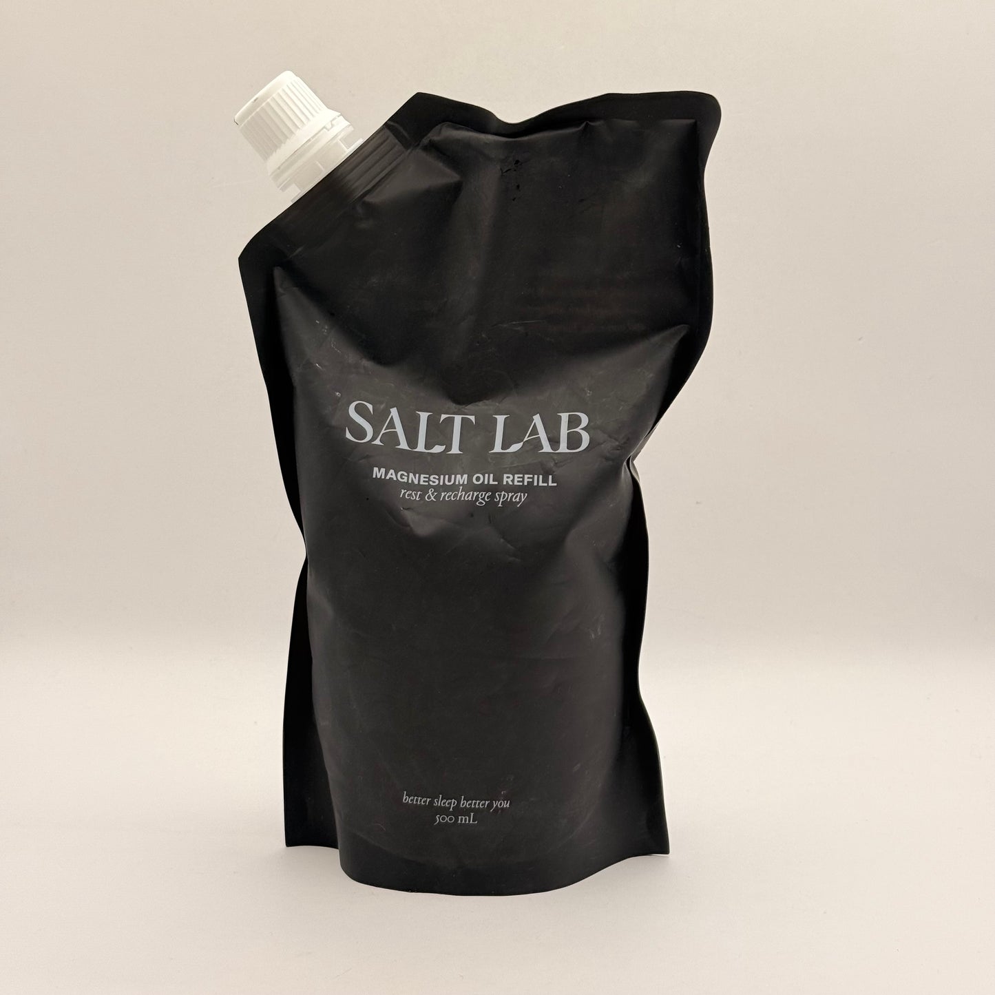 Salt lab magnesium oil spray refill 500ml - massage & relaxation health and wellness