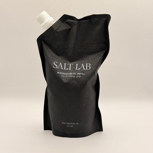 Salt lab magnesium oil spray refill 500ml - massage & relaxation health and wellness