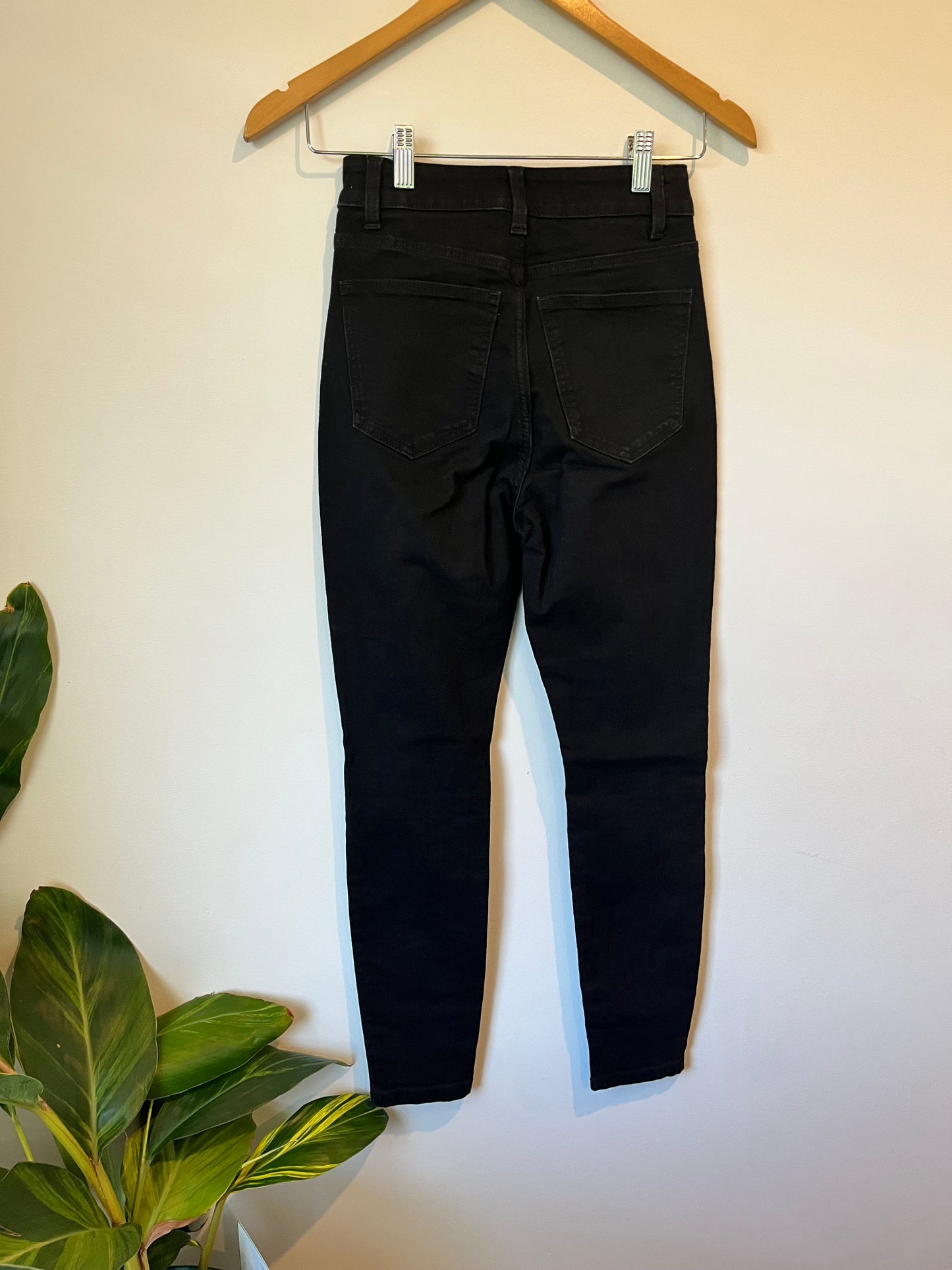 Cotton On Size 6 Black High-Waisted Skinny Jeans