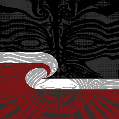 30x30cm Maori Flag Design Diamond Art Kit