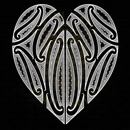 30x30cm Koru Heart Design Diamond Art Kit