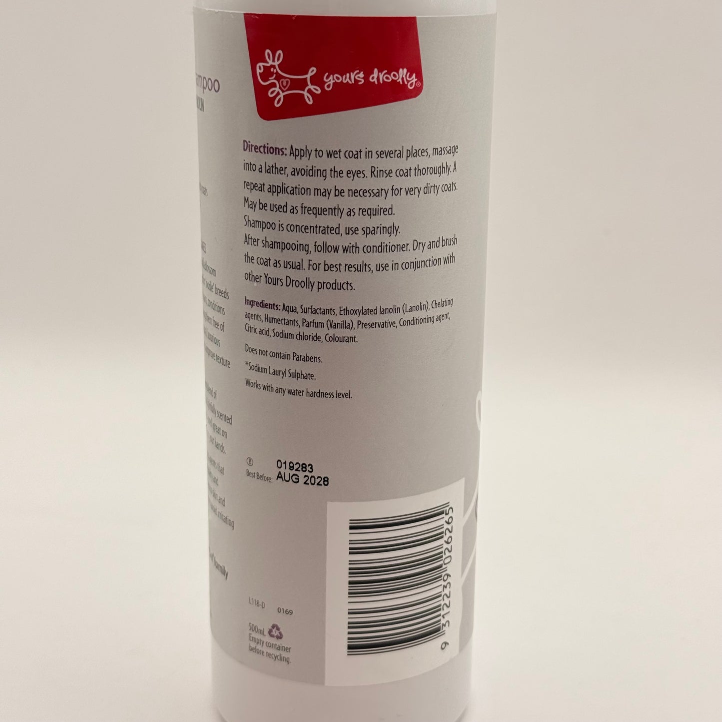 Yours droolly oodle breed shampoo — 500 ml - shampoos from google - original photo pet apparel & accessories