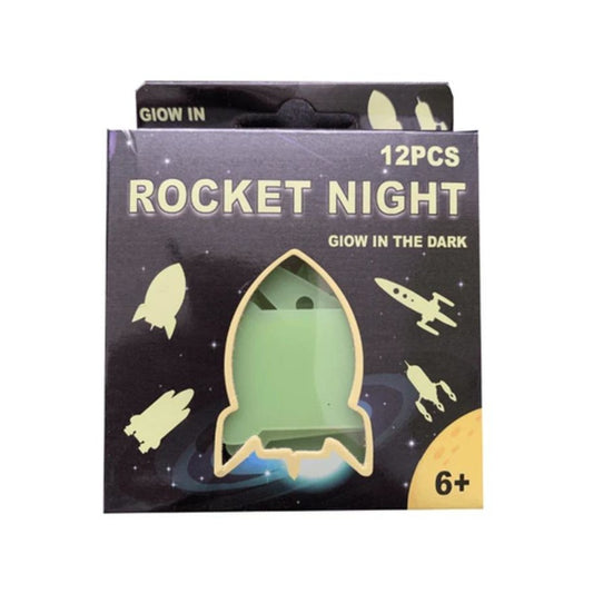 Ozoffer 3X Glow in the Dark Rocket Night Wall