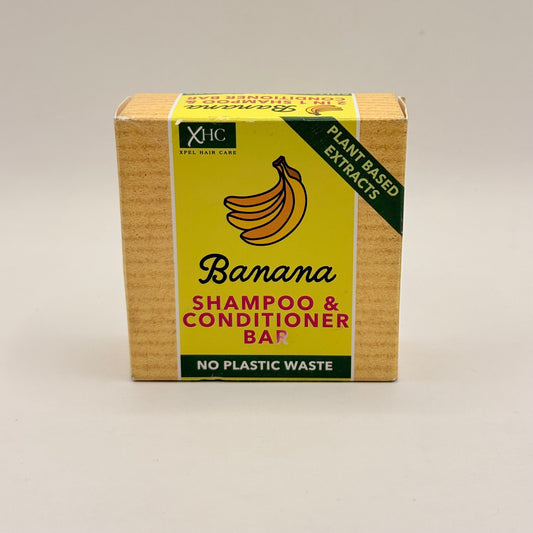 Xhc banana shampoo & conditioner bar banana 60g - shampoo & conditioner sets health and wellness