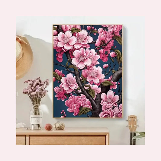 30x40cm Cherry Blossom Diamond Art Kit