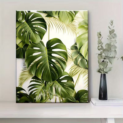 30x40cm  5D Diamond Painting Kit – Monstera Design