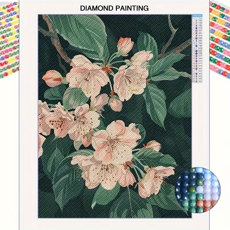 30x40cm Floral Diamond Art Kit