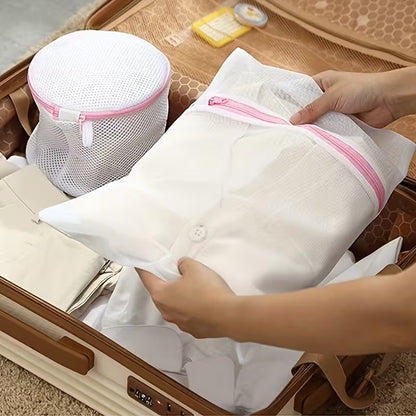 3x Durable mesh laundry bags