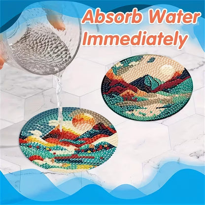 Diamond Art Coaster Set