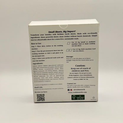 Reshine earth laundry detergent sheets — 80 washes - laundry detergent from google - original photo home&living