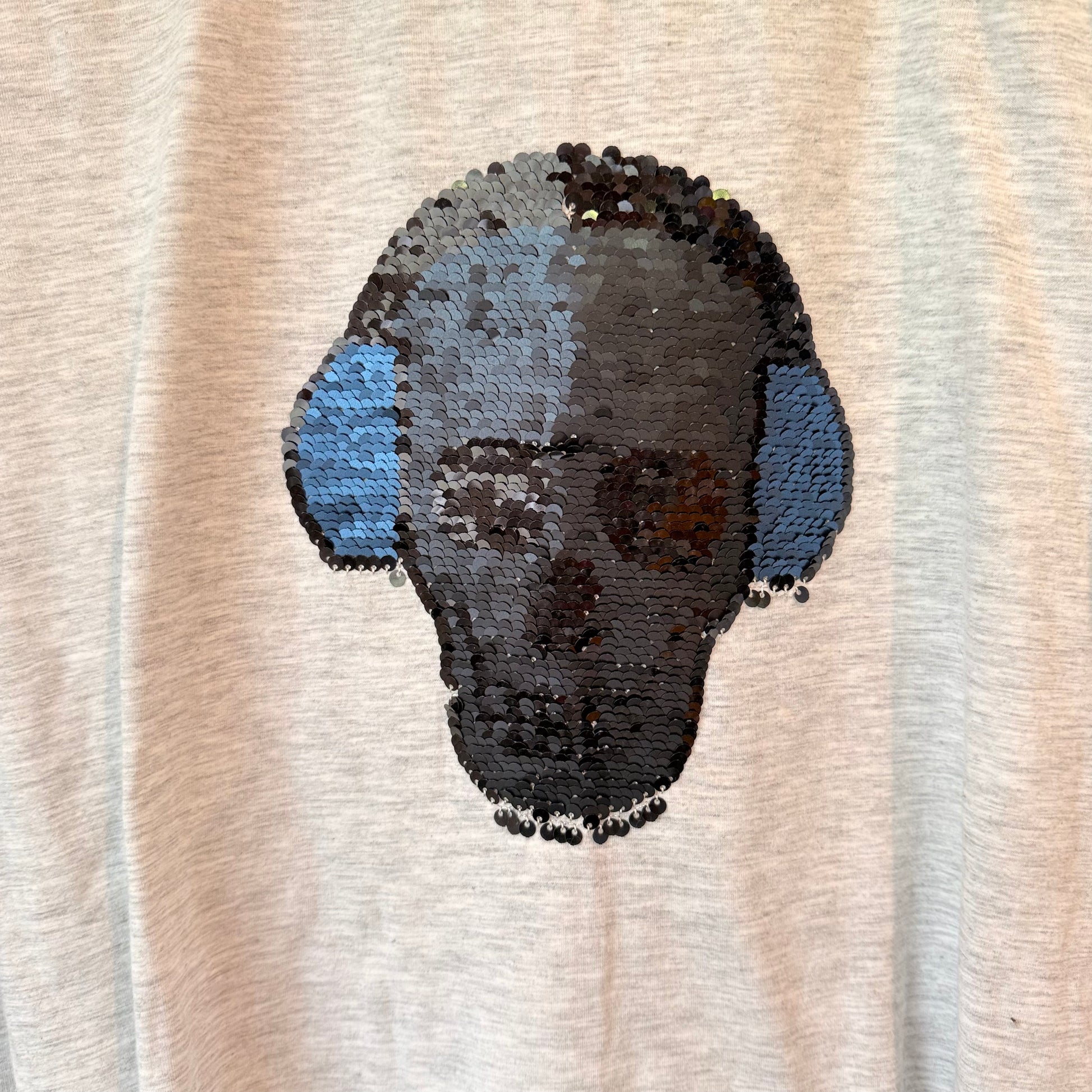 Abstrat reversible sequin skull t-shirt - size 14 - t-shirts condition: used - original photo - tops - what’s new men’s