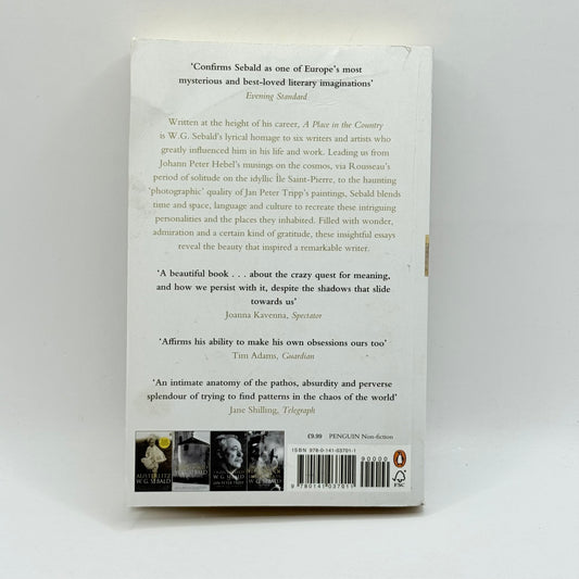A Place in the Country by W.G. Sebald ,  Jo Catling