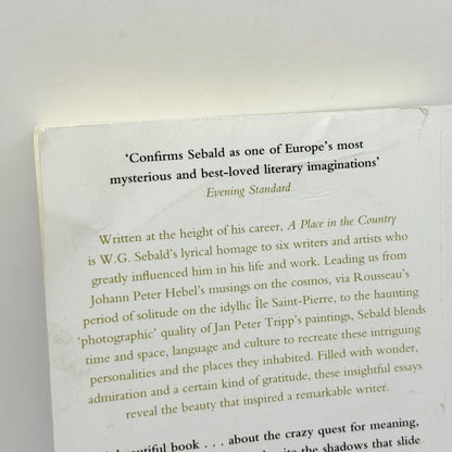 A Place in the Country by W.G. Sebald ,  Jo Catling