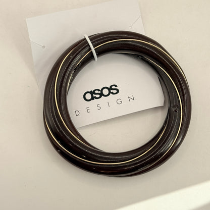 ASOS DESIGN Twist Resin Cuff Bracelet