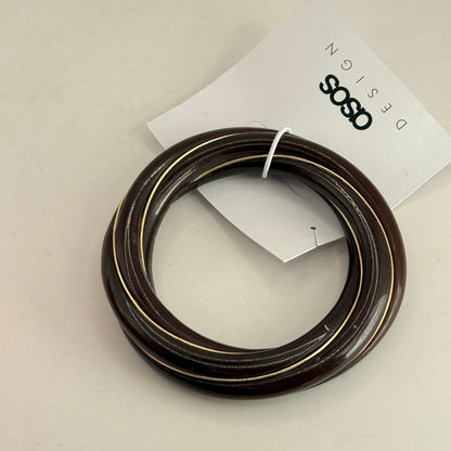 ASOS DESIGN Twist Resin Cuff Bracelet