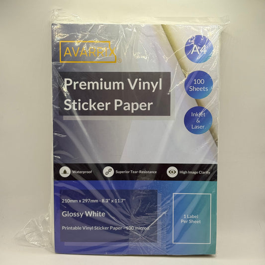AVARIX Premium Vinyl Sticker Paper