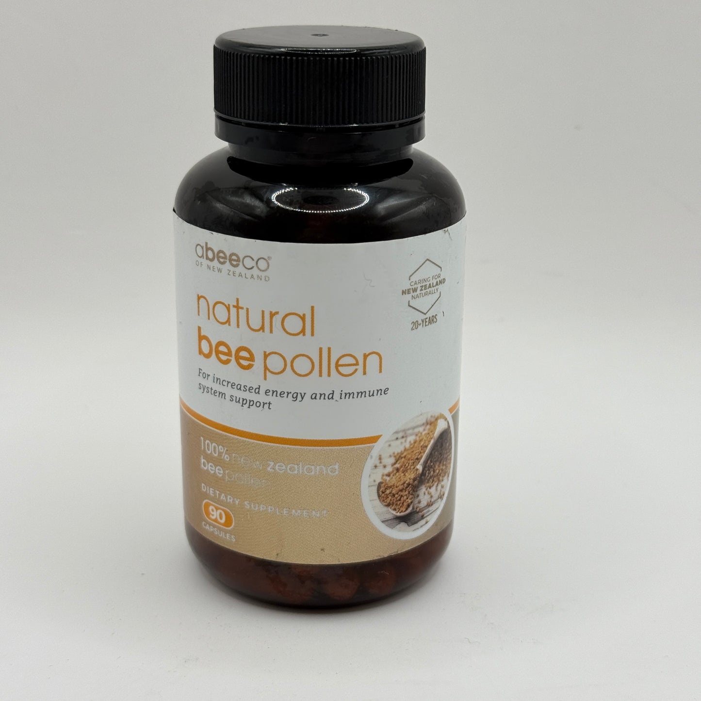 Abeeco Natural Bee Pollen Capsules (90 Caps)