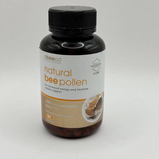 Abeeco Natural Bee Pollen Capsules (90 Caps)