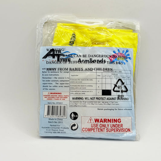Air time armbands - 20.5cm x 20.5cm (2 pc) - pool toys sports