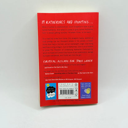 An Abundance of Katherines by John Green