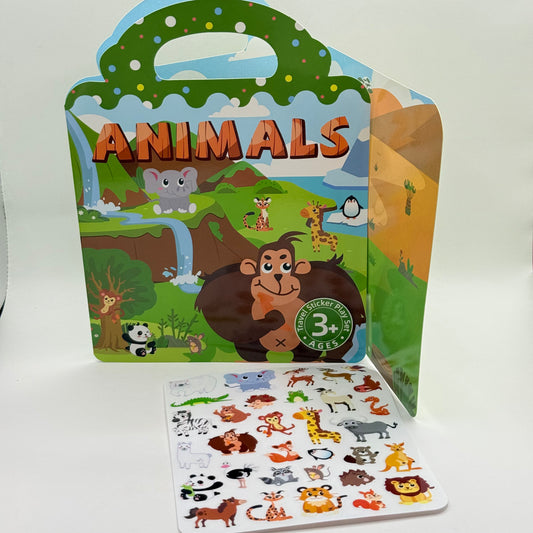 Animal Reusable Sticker Playset
