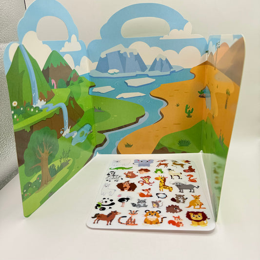 Animal Reusable Sticker Playset