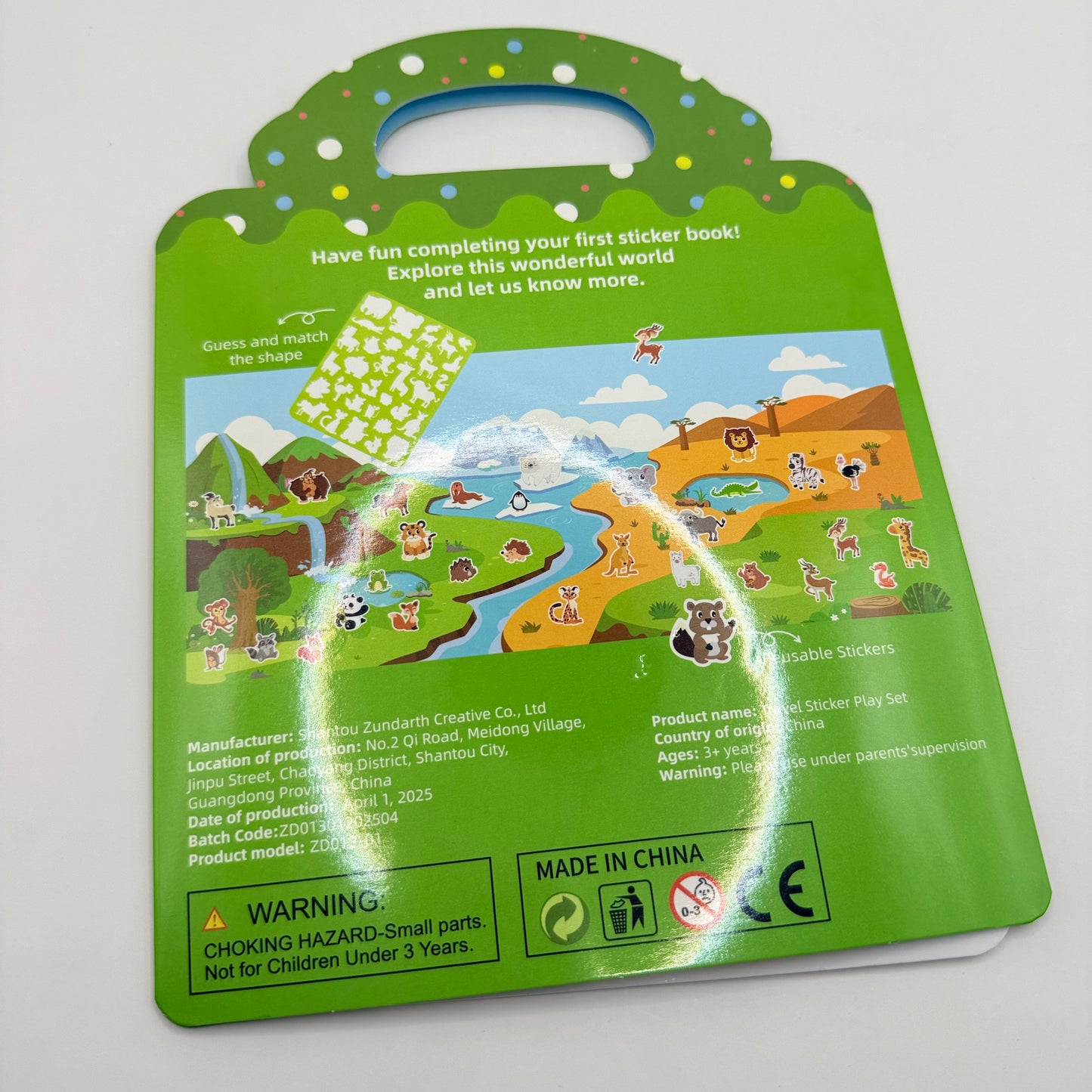 Animal Reusable Sticker Playset