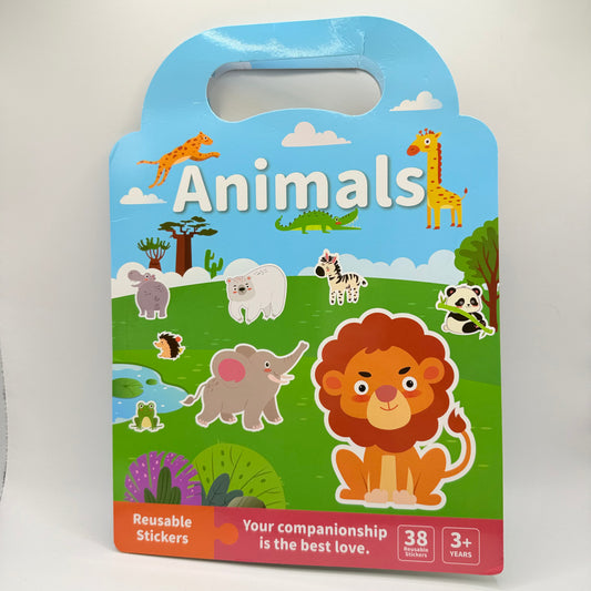 Animals Puffy Sticker Travel Play Set