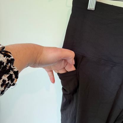 Anko Active Crop Ultimate Yoga Leggings Black Size 14