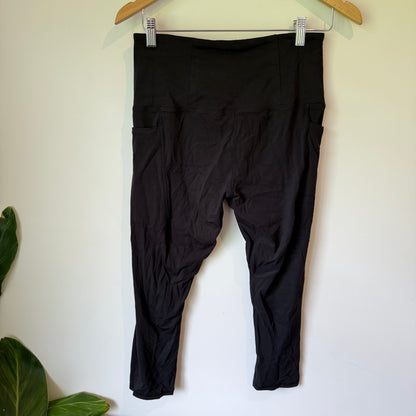 Anko Active Crop Ultimate Yoga Leggings Black Size 14