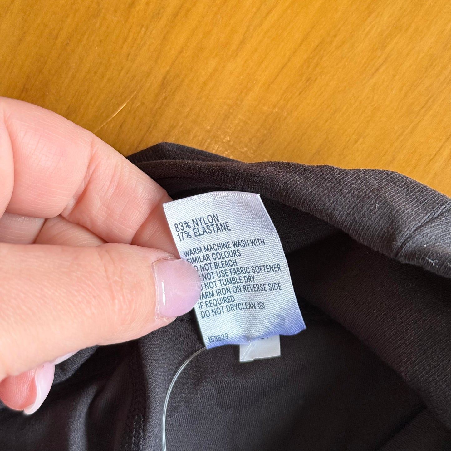 Anko Active Crop Ultimate Yoga Leggings Black Size 14