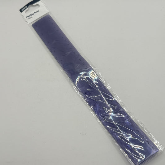 Anko flexible ruler - 30cm - purple - rulers stationery