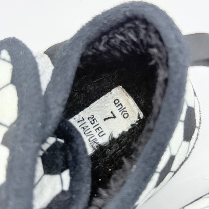 Anko FootballSoccer Print Toddler Slippers - Size 7